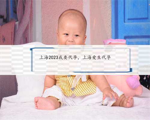 上海2023我要代孕，上海爱生代孕